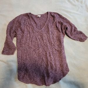 New York & Company Purple Textured Sweater, size XXL